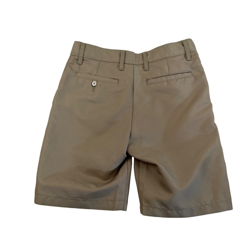 A+ Simply the Best Boys Khaki Chino School Uniform Shorts Tan Size 10 Adjustable
